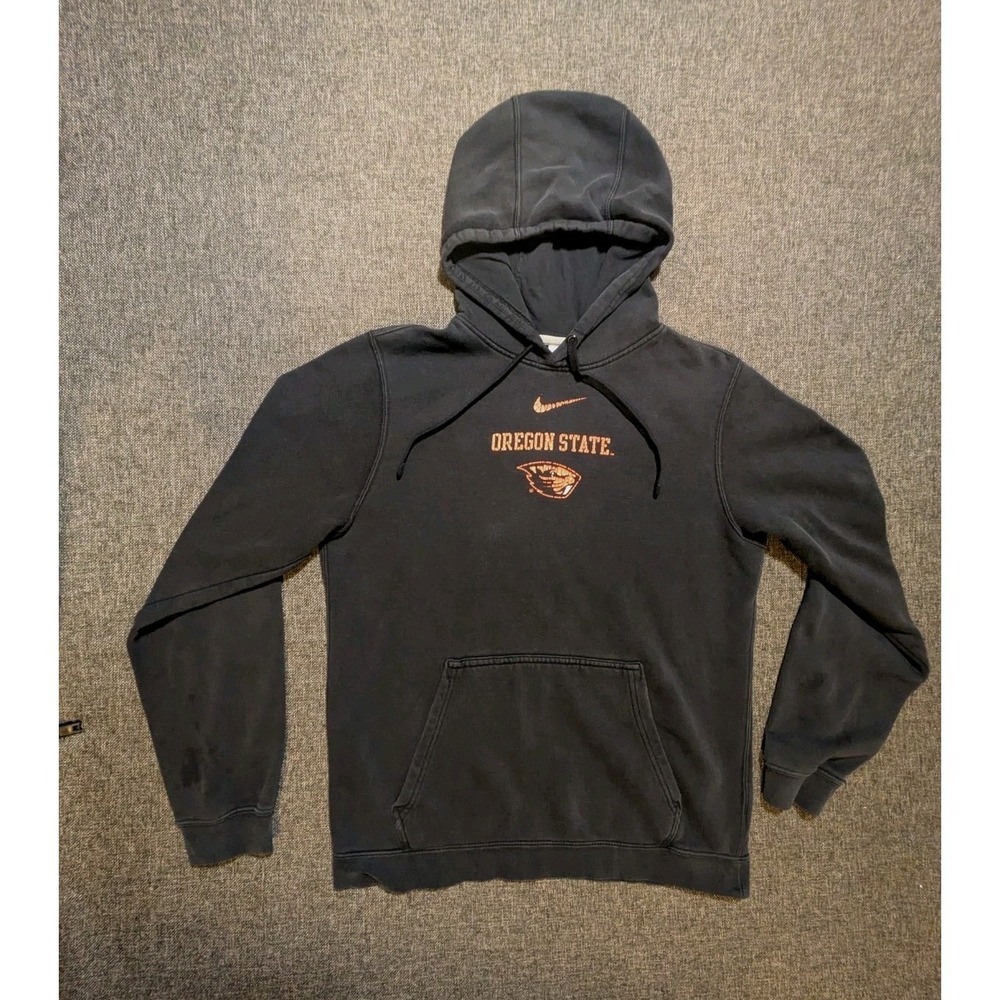 Nike Oregon State Beavers Hoodie Black Sweatshirt Adult Small Black NCAA Sports